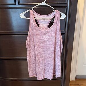 Danskin Now Heathered Red/Burgundy Tank Top